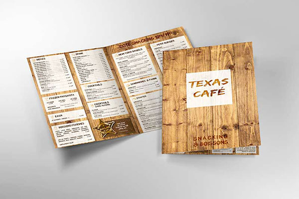 Menu Texas Café