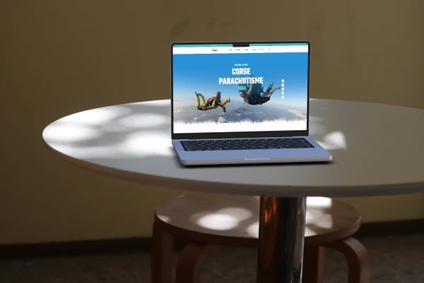 Refonte du site internet CORSE PARACHUTISME