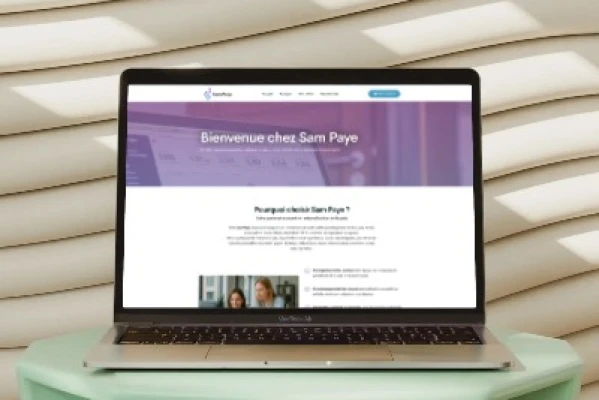 Création du site de présentation SAM PAYE